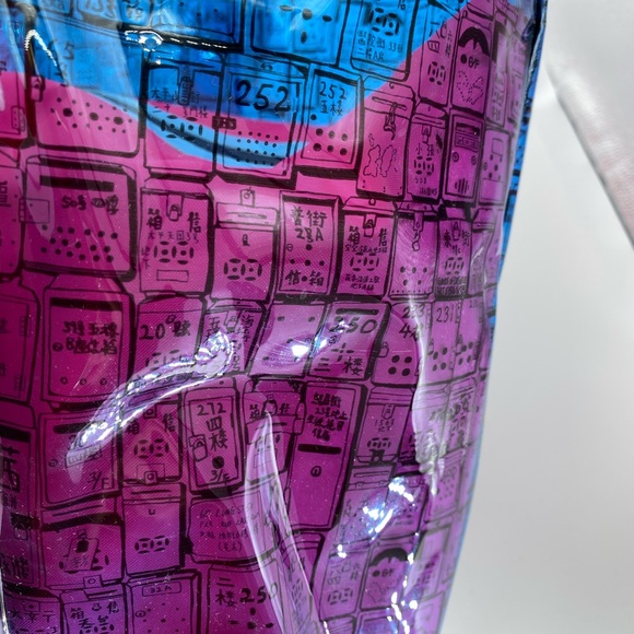 NWOT GOD (Goods of Desire) Vinyl bag + zip pouch - Picture 6 of 14